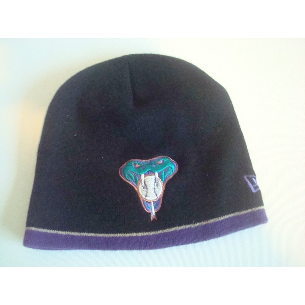ARIZONA DIAMONDBACKS BEANIE KNIT TOBOGGAN HAT CAP 00S Y2K VINTAGE G5